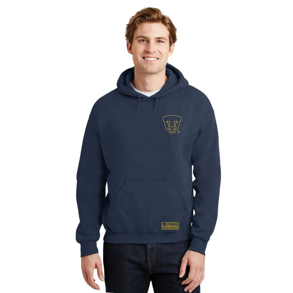 Sudadera Hombre Hoodie Pumas UNAM Cuádruple Pumas
