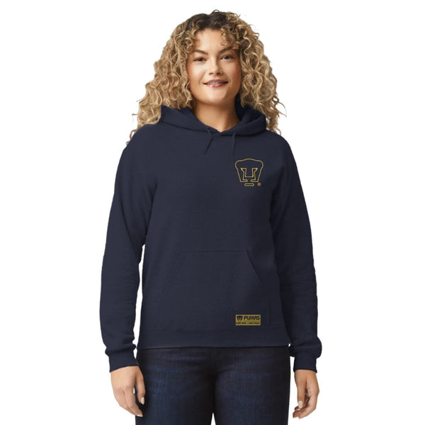 Sudadera Mujer Hoodie Pumas UNAM Cuádruple Pumas