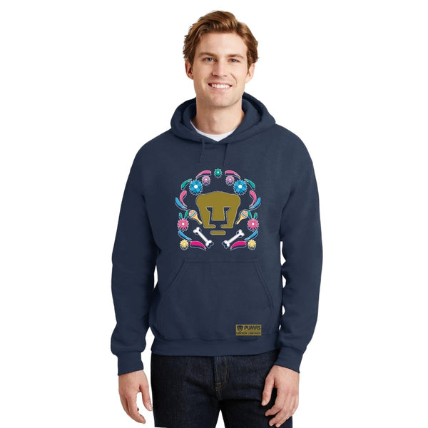 Sudadera Hombre Hoodie Pumas UNAM Día de muertos festividad