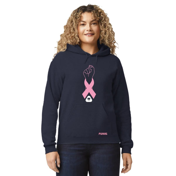 Sudadera Mujer Hoodie Pumas UNAM Lucha Cáncer Mama