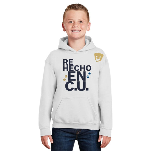 Sudadera Niños Hoodie Pumas UNAM Rehecho en CU
