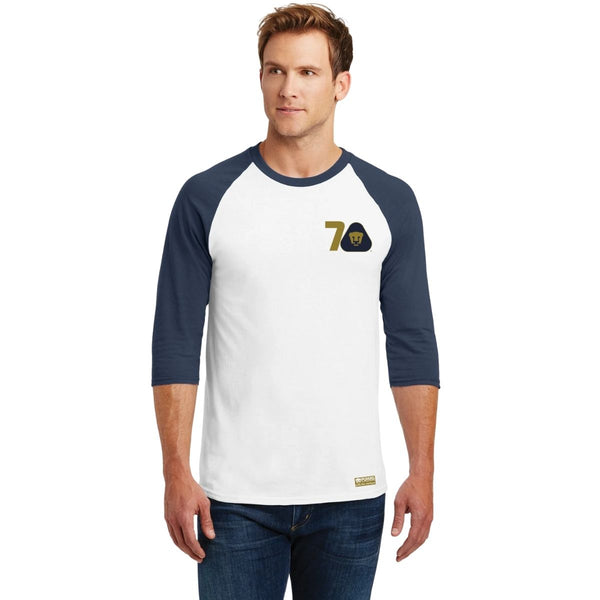 Playera Raglán Manga 3/4 Hombre Pumas UNAM 70 años Ed Lmt 4