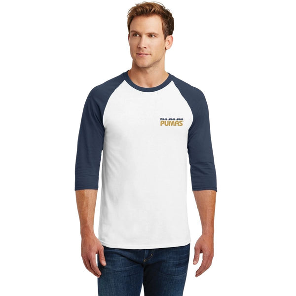 Playera Raglán Manga 3/4 Hombre Pumas UNAM A ganar