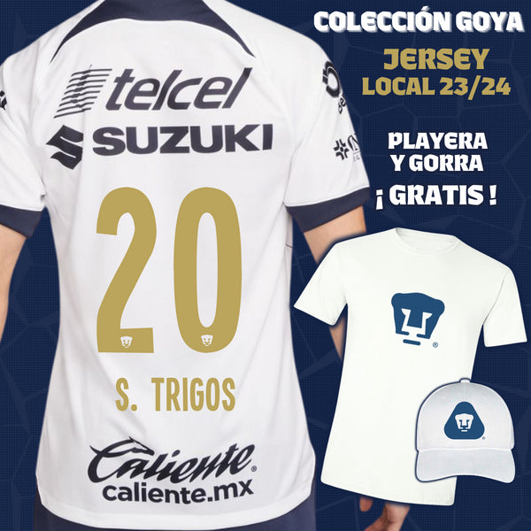 20 Santiago Trigos - Colección Goya Hombre - Jersey Local + Playera y Gorra de Regalo