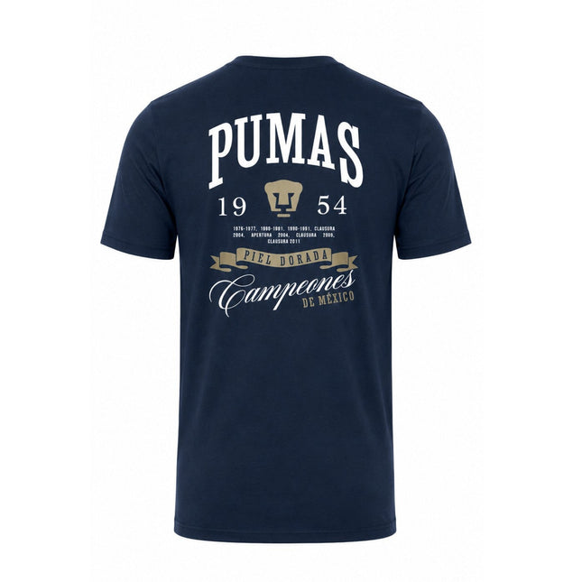 Camiseta Manga Corta De Hombre Pumas Champions