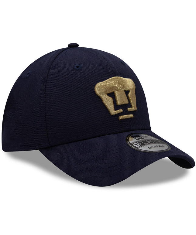Gorra New Era 9FORTY Pumas UNAM - Azul Marino Claro (Core)