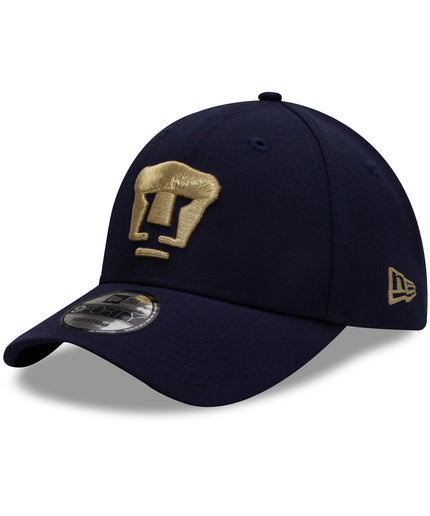 Gorra New Era 9FORTY Pumas UNAM - Azul Marino Claro (Core)