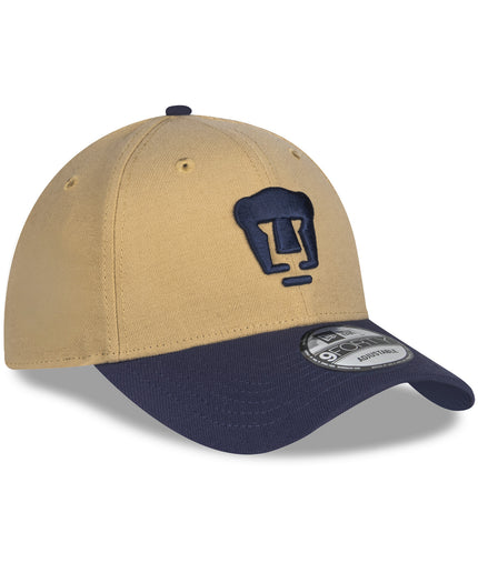 Gorra New Era 9FORTY Pumas UNAM - Dorado Vegas Gold (Core)