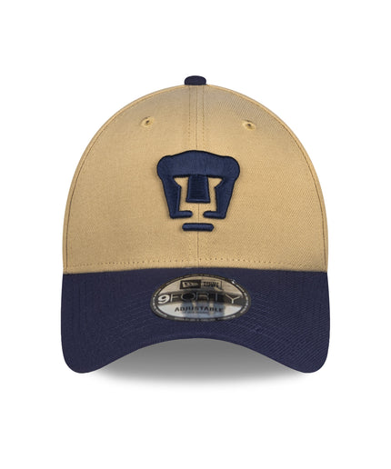 Gorra New Era 9FORTY Pumas UNAM - Dorado Vegas Gold (Core)