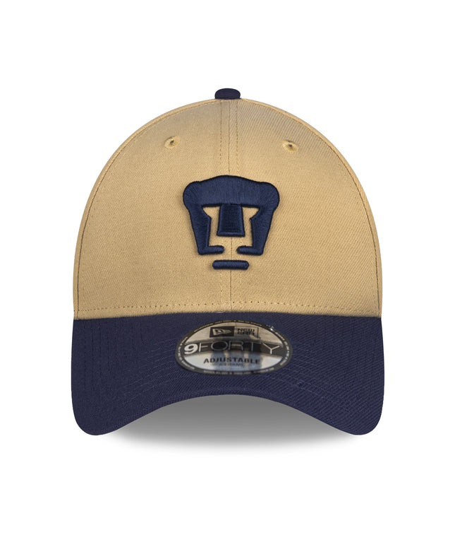 Gorra New Era 9FORTY Pumas UNAM - Dorado Vegas Gold (Core)