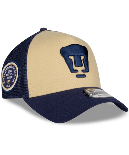 Gorra New Era 9FORTY A-Frame Pumas UNAM - Azul