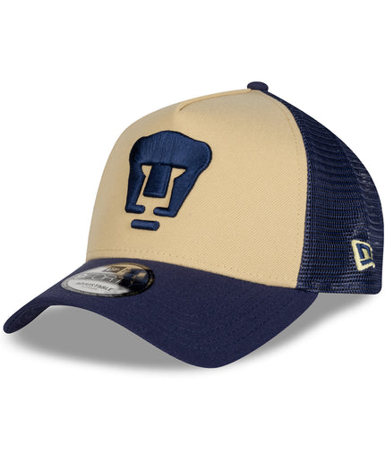 Gorra New Era 9FORTY A-Frame Pumas UNAM - Azul