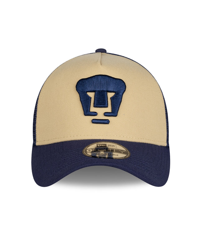 Gorra New Era 9FORTY A-Frame Pumas UNAM - Azul