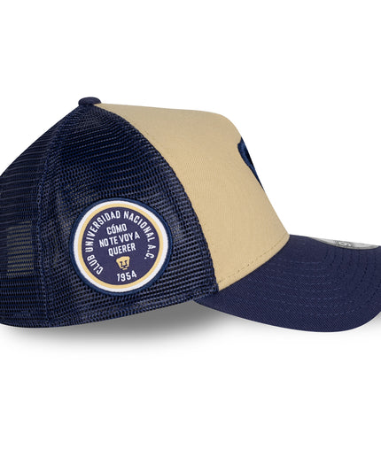 Gorra New Era 9FORTY A-Frame Pumas UNAM - Azul