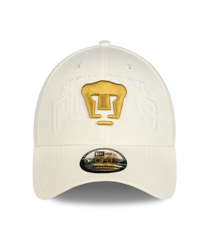 Gorra New Era 9FORTY Pumas UNAM - Beige
