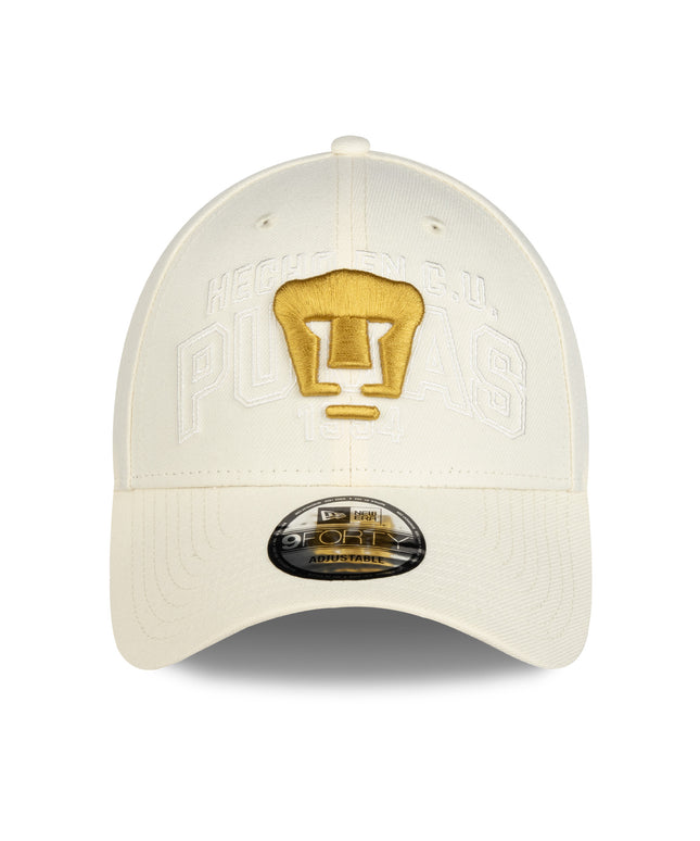 Gorra New Era 9FORTY Pumas UNAM - Beige