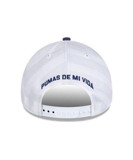 Gorra New Era 9FORTY Pumas UNAM - Blanca