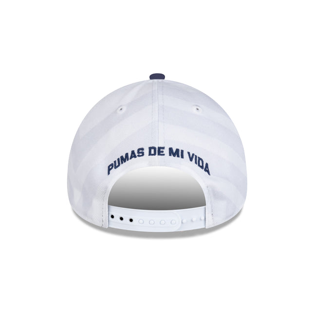Gorra New Era 9FORTY Pumas UNAM - Blanca