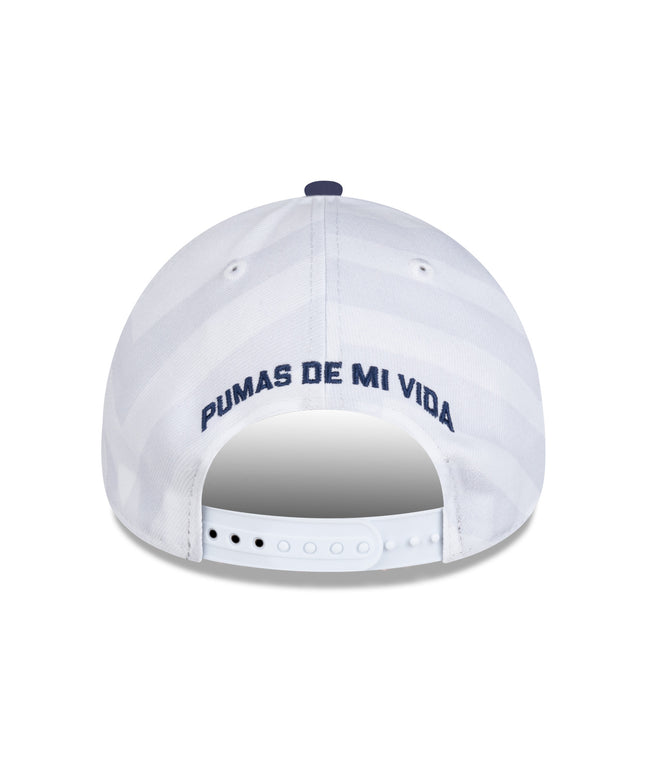 Gorra New Era 9FORTY Pumas UNAM - Blanca