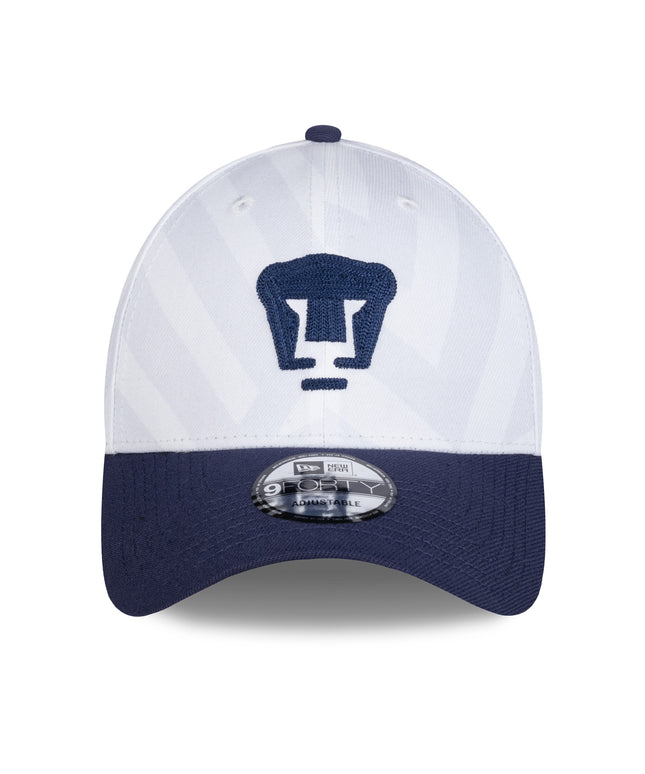 Gorra New Era 9FORTY Pumas UNAM - Blanca