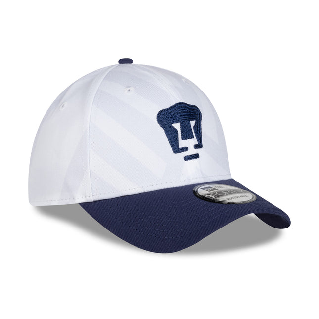 Gorra New Era 9FORTY Pumas UNAM - Blanca