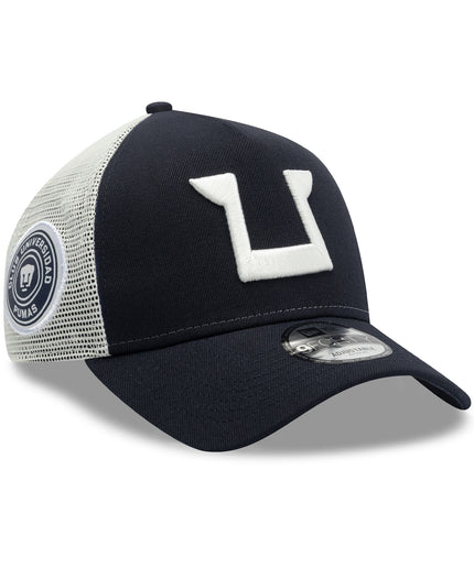 Gorra New Era 9FORTY A-Frame Trucker Pumas UNAM - Negra