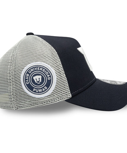 Gorra New Era 9FORTY A-Frame Trucker Pumas UNAM - Negra