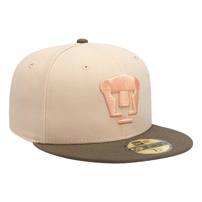 Gorra New Era 59FIFTY Cerrada Pumas UNAM - Beige