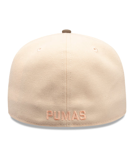 Gorra New Era 59FIFTY Cerrada Pumas UNAM - Beige