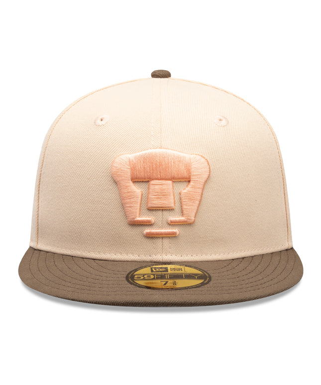 Gorra New Era 59FIFTY Cerrada Pumas UNAM - Beige