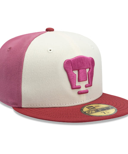 Gorra New Era 59FIFTY Cerrada Pumas UNAM - Rosa