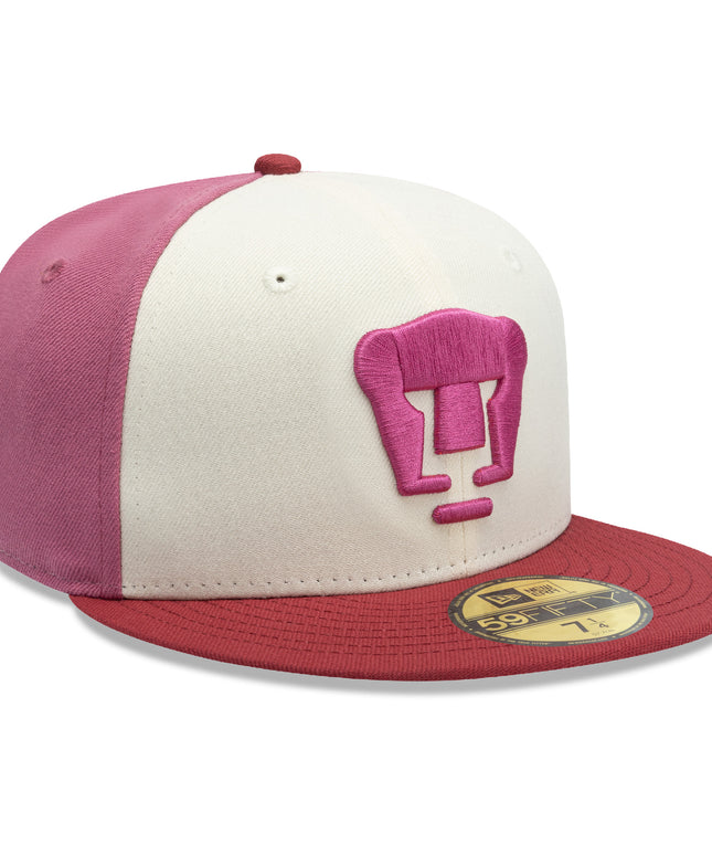 Gorra New Era 59FIFTY Cerrada Pumas UNAM - Rosa