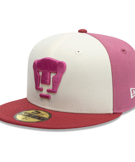 Gorra New Era 59FIFTY Cerrada Pumas UNAM - Rosa