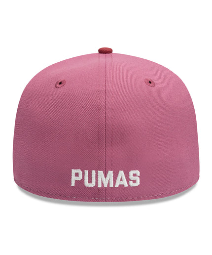 Gorra New Era 59FIFTY Cerrada Pumas UNAM - Rosa