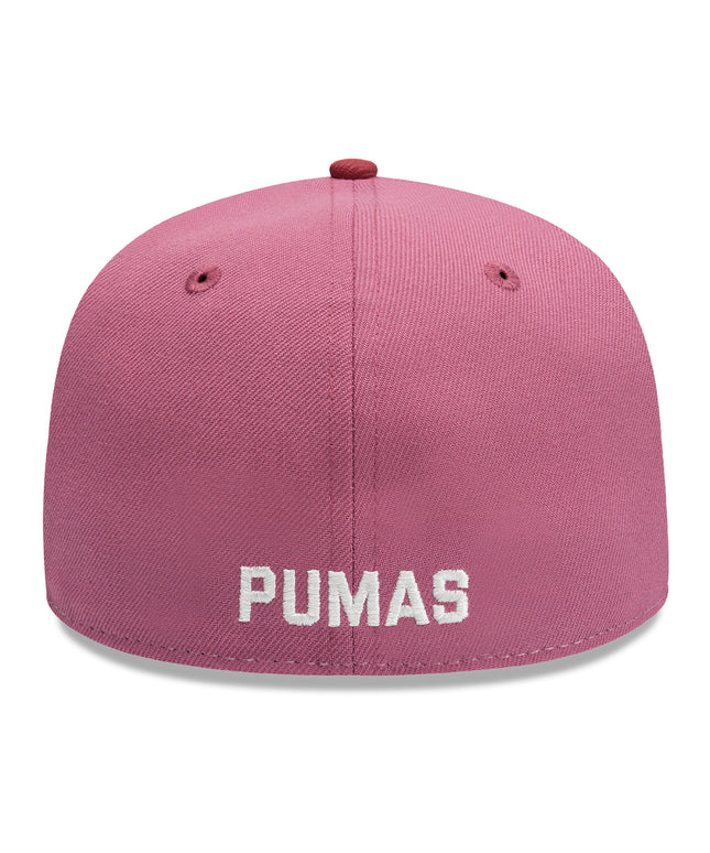 Gorra New Era 59FIFTY Cerrada Pumas UNAM - Rosa