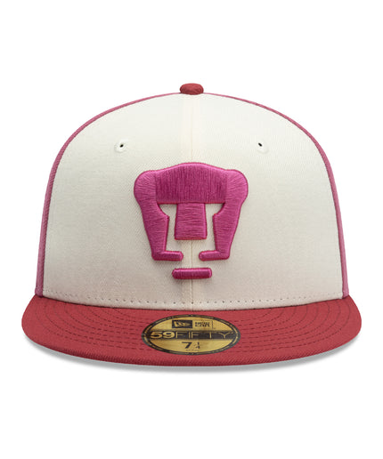 Gorra New Era 59FIFTY Cerrada Pumas UNAM - Rosa