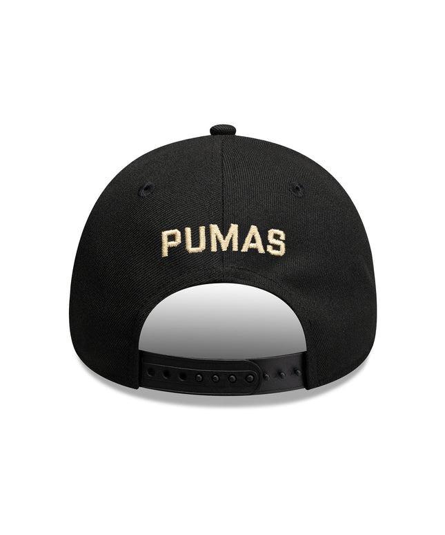 Gorra New Era 9FORTY Pumas UNAM - Negra Básica