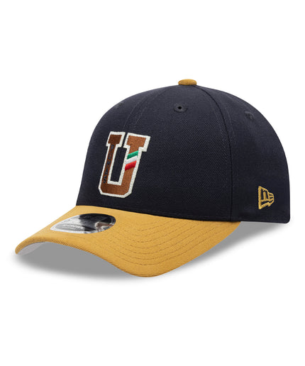 Gorra New Era 9FORTY Pumas UNAM - Azul Retro Patch
