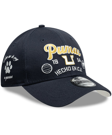 Gorra New Era 9FORTY Pumas UNAM - Azul Edición Pasión