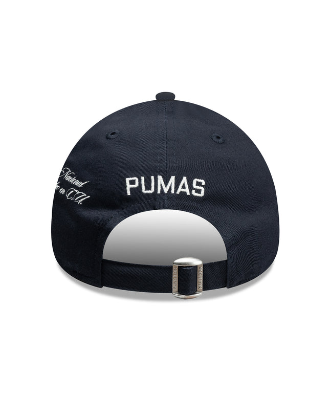 Gorra New Era 9FORTY Pumas UNAM - Azul Edición Pasión