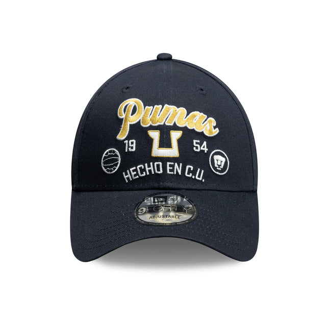 Gorra New Era 9FORTY Pumas UNAM - Azul Edición Pasión