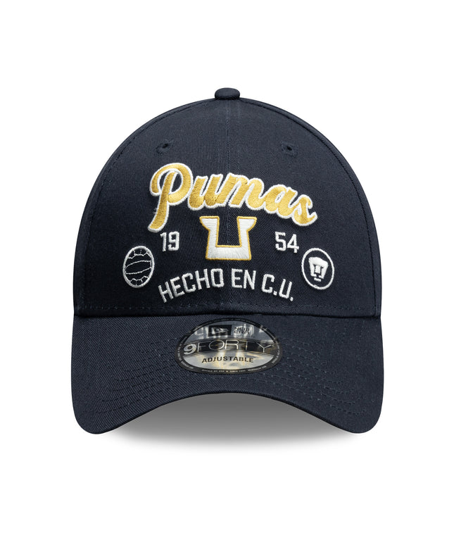Gorra New Era 9FORTY Pumas UNAM - Azul Edición Pasión
