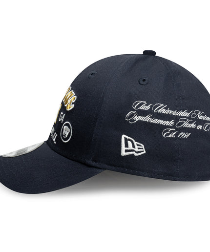 Gorra New Era 9FORTY Pumas UNAM - Azul Edición Pasión