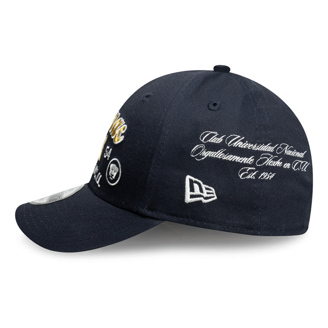 Gorra New Era 9FORTY Pumas UNAM - Azul Edición Pasión