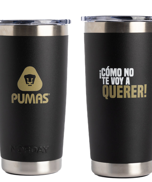 Vaso Termico 20 oz Pumas - Negro