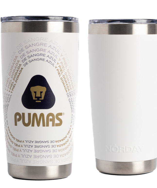 Vaso Termico 30 oz Pumas - Blanco