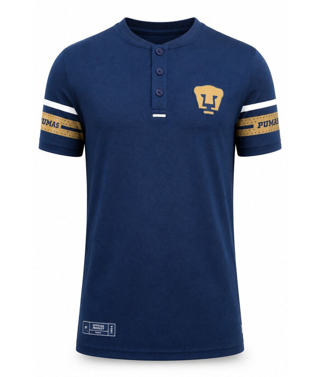 Camiseta Manga Corta Polo Pumas Hoops
