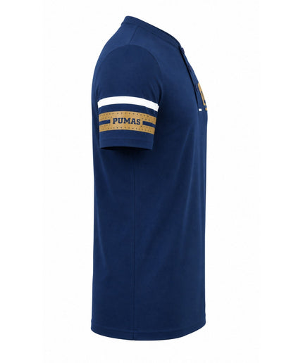 Camiseta Manga Corta Polo Pumas Hoops