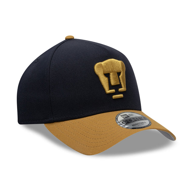 GORRA NEW ERA 9FORTY A-FRAME BICOLOR PUMAS UNAM – AZUL