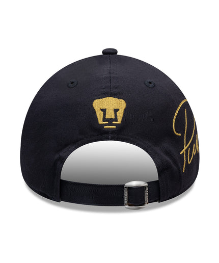 GORRA NEW ERA 9FORTY PUMAS UNAM PARCHE LATERAL TEMPORADA – AZUL